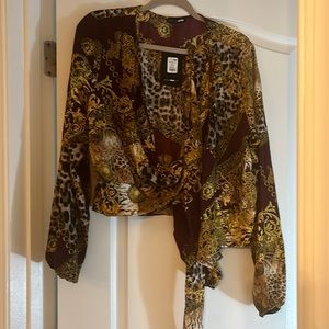 Fashion Nova Multi Color Crop Top